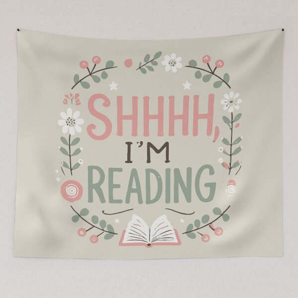 Item preview, Shh I'm Reading designed and sold by thegirlyshoppe.