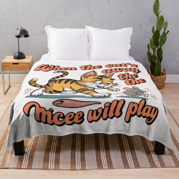 Item preview, when the cats away the mice will play designed and sold by GogoGrove.
