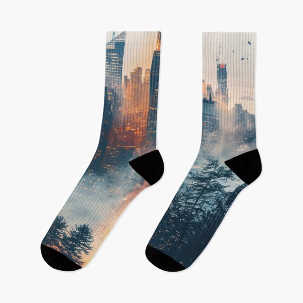 Item preview, Watercolor Cityscape designed and sold by NeoNebulaArt.