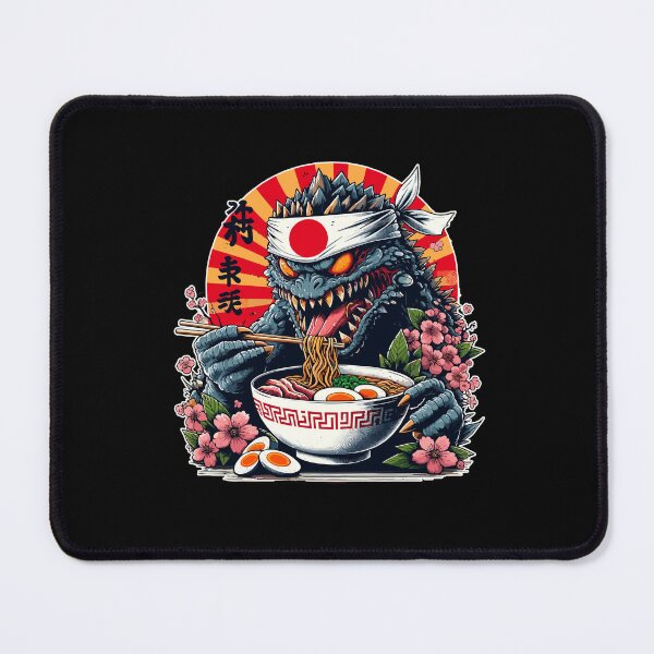 Item preview, Anime Japanese Monster Kaiju Eating Ramen Manga designed and sold by Dressed For  Duty.