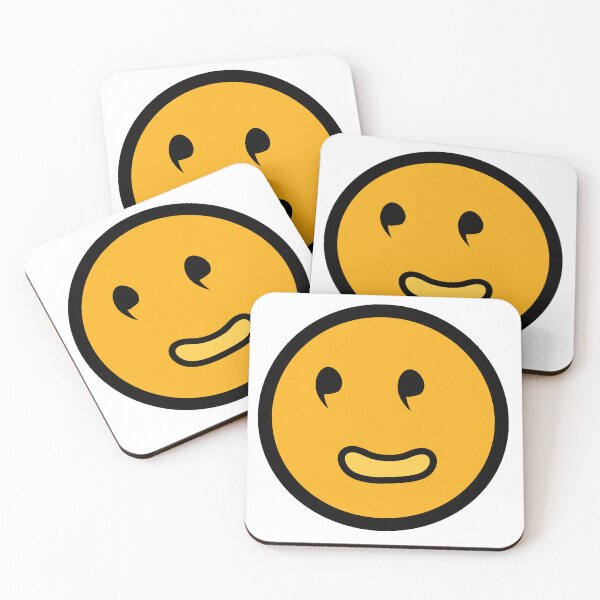 Item preview, yellow emoji forced smile designed and sold by WwsNttb.