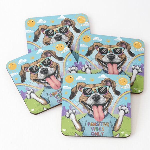 Item preview, Pawsitive Vibes-Dog Artwork designed and sold by Collision19.