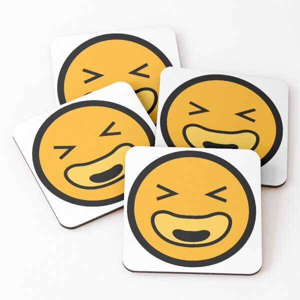 Item preview, emoji yellow squinting laugh designed and sold by WwsNttb.