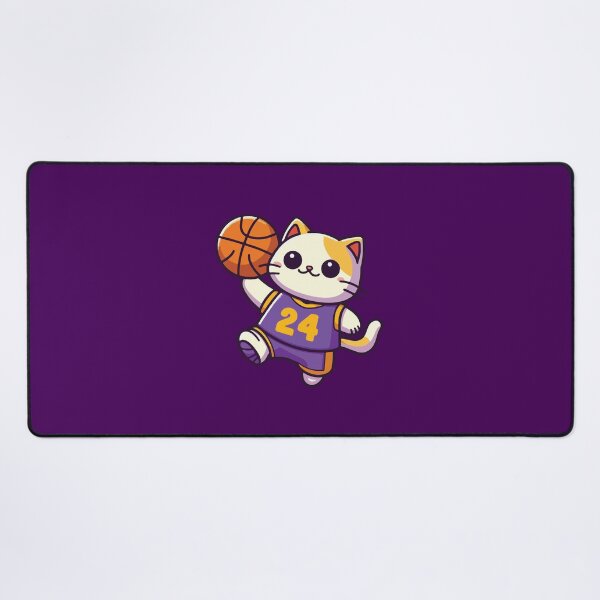 Item preview, Purrfect Jumpshots: Basketball Cats Art designed and sold by SOMI SOMI.