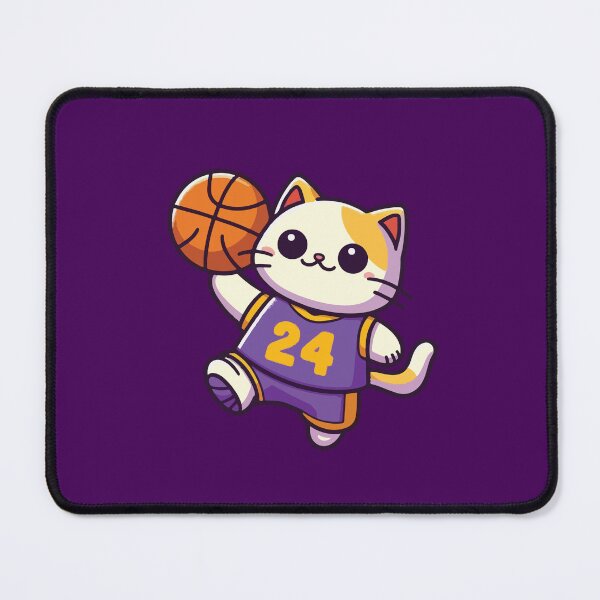 Item preview, Purrfect Jumpshots: Basketball Cats Art designed and sold by SOMI SOMI.