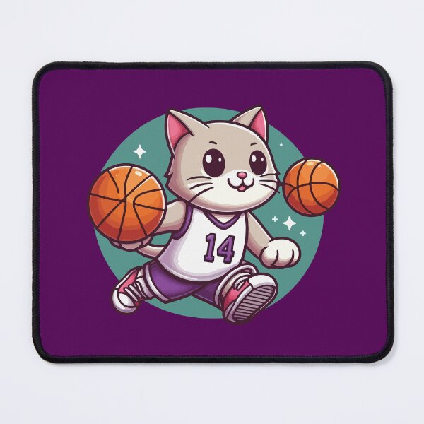 Item preview, Dunking Felines: Cat Basketball Artwork designed and sold by SOMI SOMI.