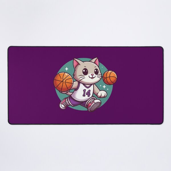 Item preview, Dunking Felines: Cat Basketball Artwork designed and sold by SOMI SOMI.