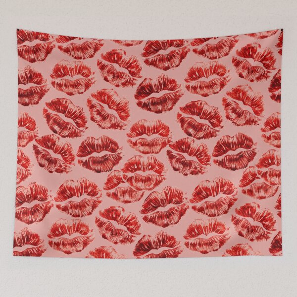 Item preview, Faded Red Kiss Mark Pattern designed and sold by Maikokol.