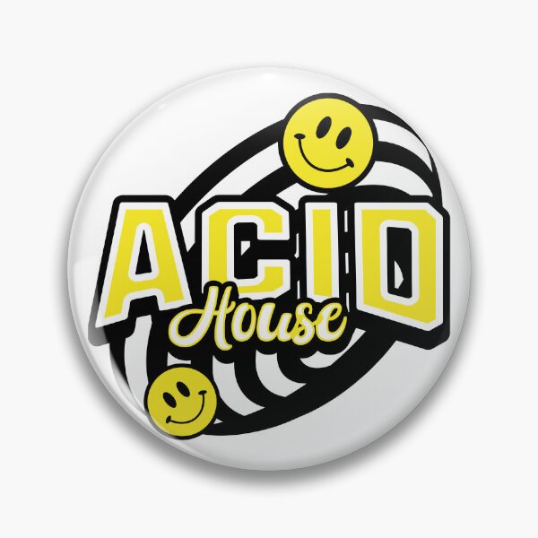Item preview, ACID HOUSE  - 2 smiley Vortex (yellow/black)  designed and sold by Discothreadz.