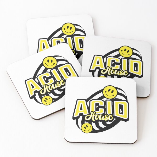 Item preview, ACID HOUSE  - 2 smiley Vortex (yellow/black)  designed and sold by Discothreadz.