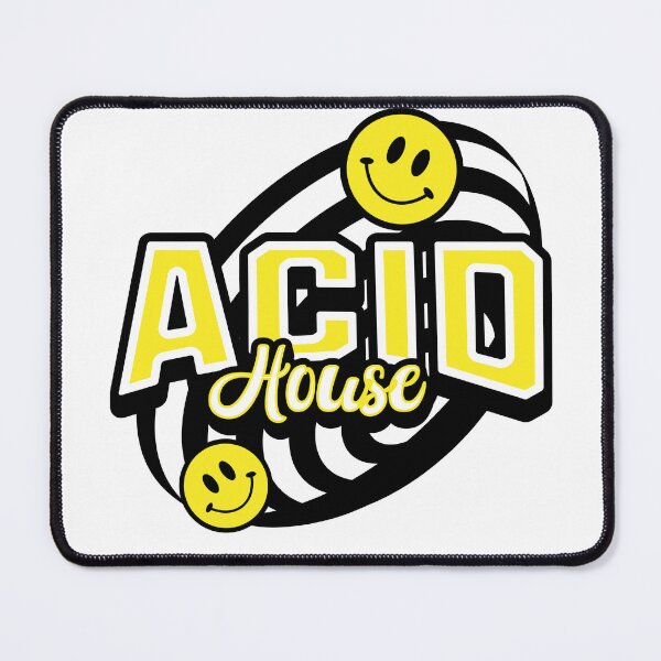 Item preview, ACID HOUSE  - 2 smiley Vortex (yellow/black)  designed and sold by Discothreadz.