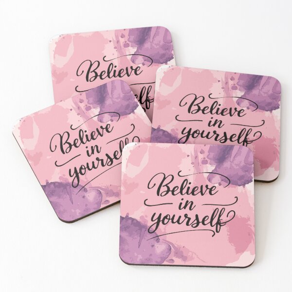 Item preview, Believe In Yourself Inspirational Quote Artwork designed and sold by Collision19.