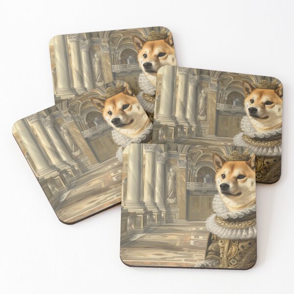 Item preview, Noble Guardian: The Shiba Inu of Versailles designed and sold by Chaotic Cuties.