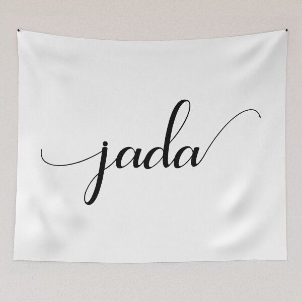 Item preview, Jada - Custom name on delicate black cursive font designed and sold by To the Lua.