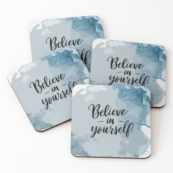 Item preview, Believe In Yourself Inspirational Quote Artwork designed and sold by Collision19.