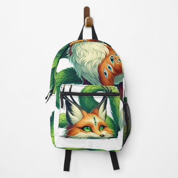 Item preview, Nature's Mystic: The Green Fox with  Tails designed and sold by daruneenok.