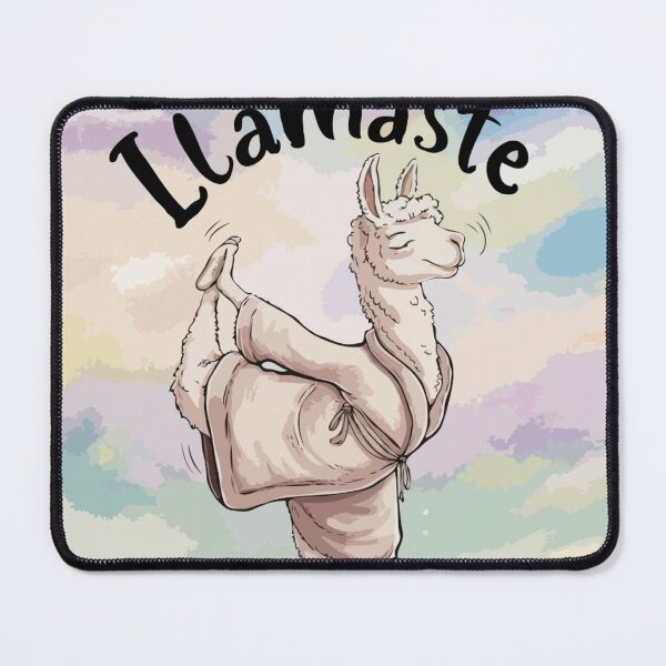 Item preview, Llamaste! Funny Yoga Llama T-shirt Design designed and sold by Collision19.