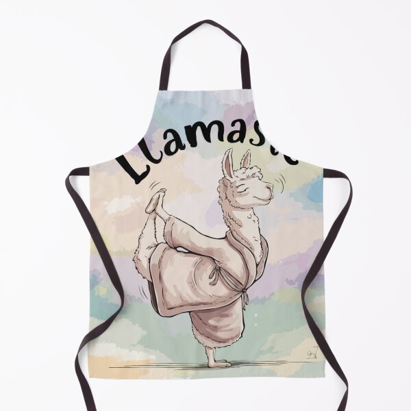 Item preview, Llamaste! Funny Yoga Llama T-shirt Design designed and sold by Collision19.