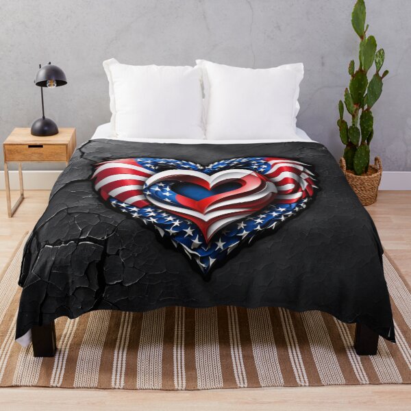 Item preview, Heart is in the classic colors of the USA flag. designed and sold by nicky2342.