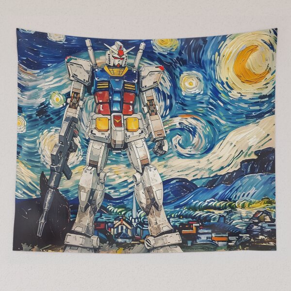 Item preview, RX-78-2 gundam oil painting designed and sold by FamousArtDesign.