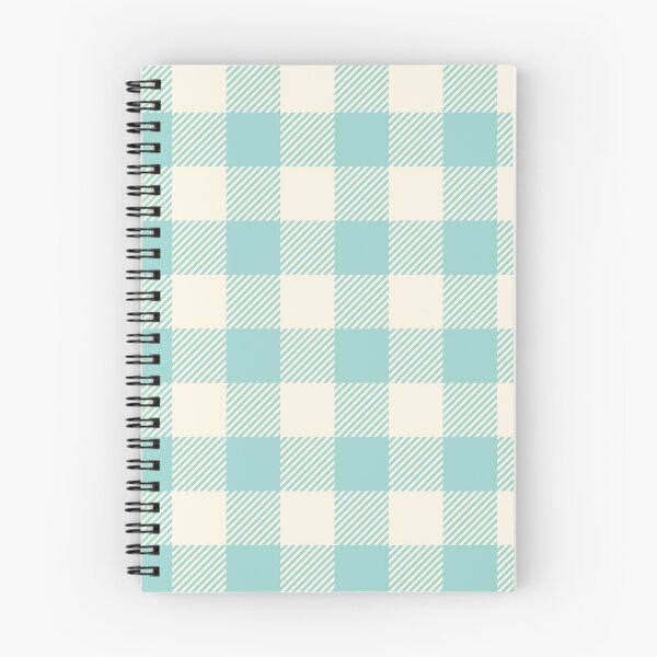 Item preview, PASTEL GINGHAM 01, teal squares designed and sold by Slanapotam.