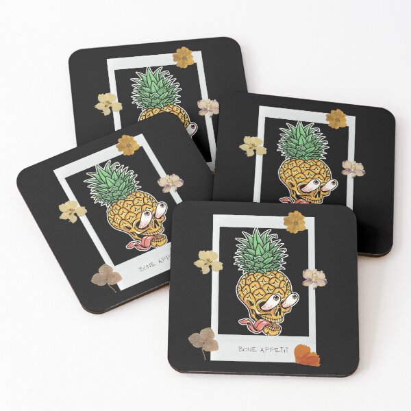 Item preview, Pineapple Skull 'Bone Appetit'  designed and sold by exclusivebucket.