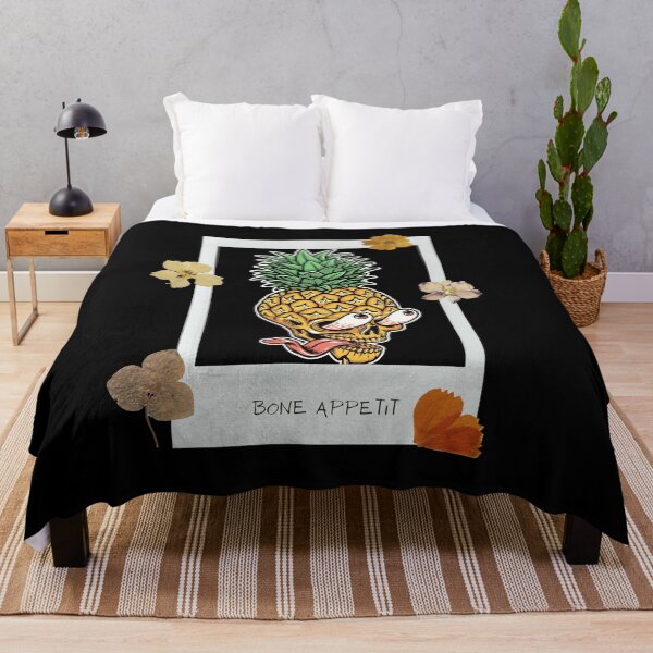 Item preview, Pineapple Skull 'Bone Appetit'  designed and sold by exclusivebucket.