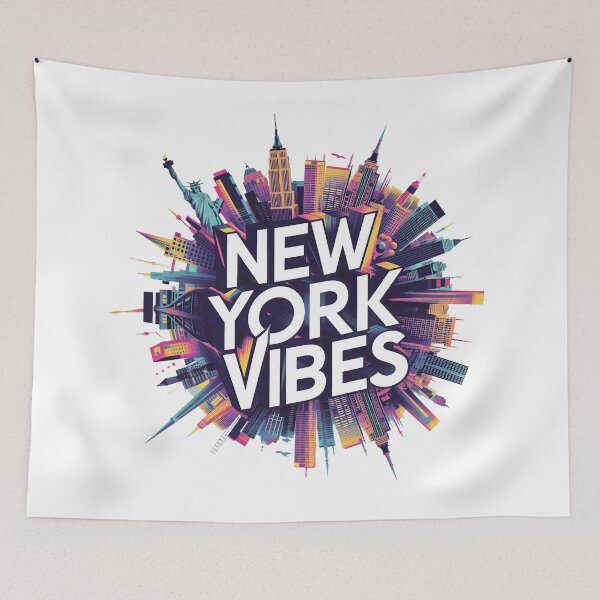 Item preview, New York Vibes Dynamic Cityscape designed and sold by behnay.