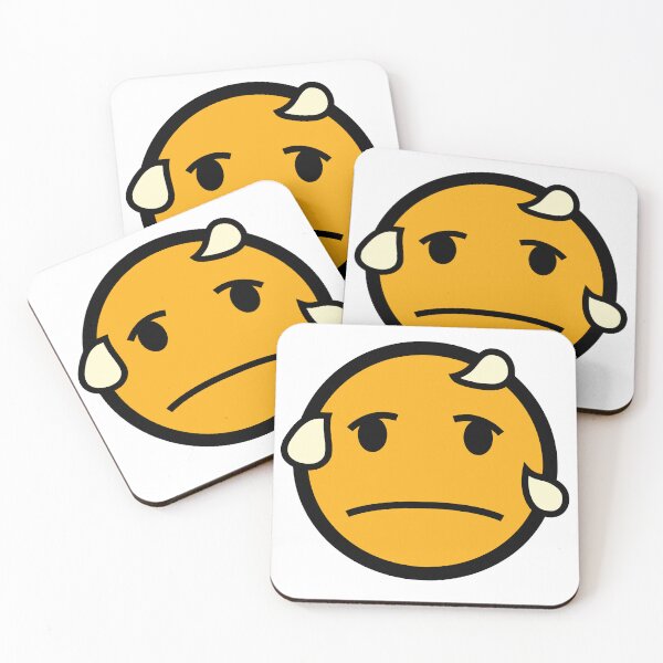 Item preview, emoji yellow worried face designed and sold by WwsNttb.
