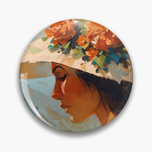 Item preview, Vintage women with floral hat designed and sold by fotofeast.