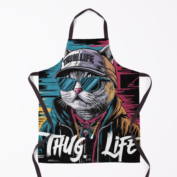 Item preview, Urban Style Cool Cat Thug Life Design designed and sold by diegomenjivar92.