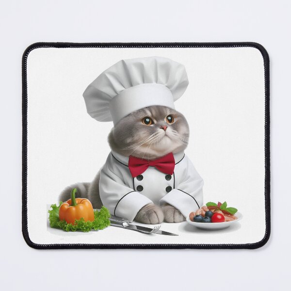 Item preview, Chef Whiskers: The Culinary Cat in a Chef's Uniform designed and sold by daruneenok.