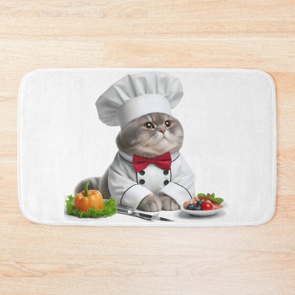Item preview, Chef Whiskers: The Culinary Cat in a Chef's Uniform designed and sold by daruneenok.