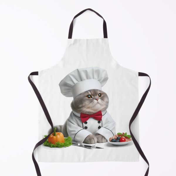 Item preview, Chef Whiskers: The Culinary Cat in a Chef's Uniform designed and sold by daruneenok.