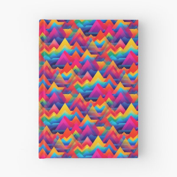 Item preview, Colorful Rainbow Mountain Abstract Psychedelic Zigzag Landscape designed and sold by Zeph1.