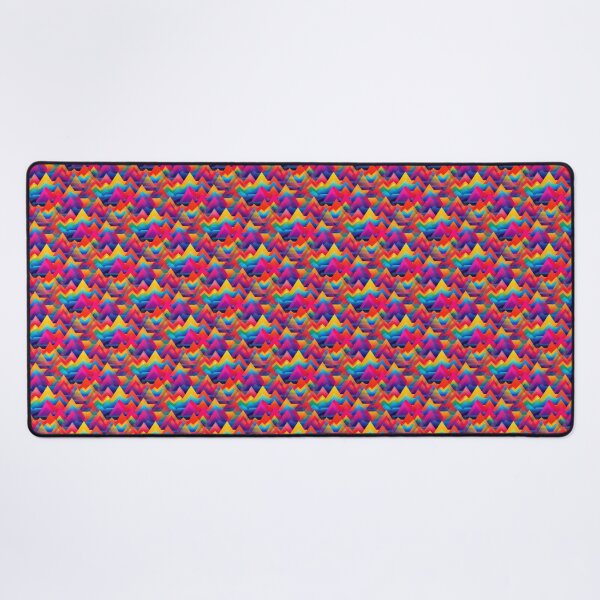 Item preview, Colorful Rainbow Mountain Abstract Psychedelic Zigzag Landscape designed and sold by Zeph1.