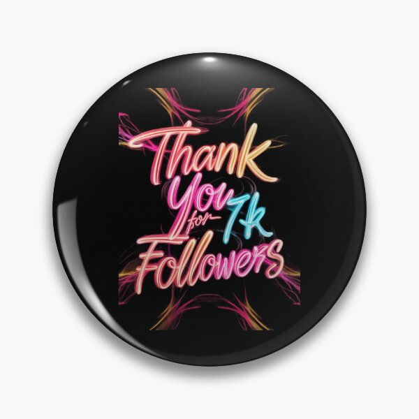 Artikelvorschau, Danke für 7k Follower entworfen und verkauft von macadolie.