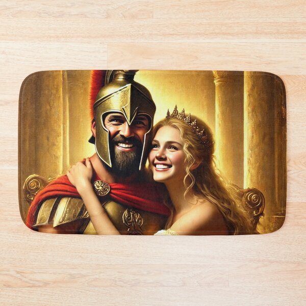 Item preview, Funny Royal Portrait Model 011, Spartan Warrior and his Queen designed and sold by Devaland13.