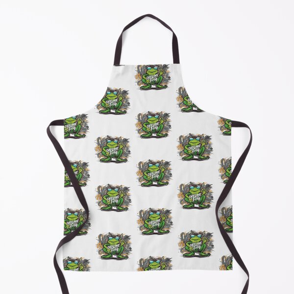 Item preview, OFFLINE BUSY FROG: Embrace the Digital Detox with a Quirky Twist designed and sold by Colorful-Garden.