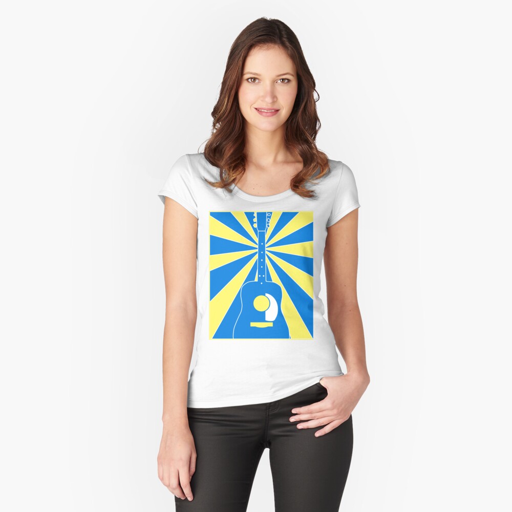 Item preview, Fitted Scoop T-Shirt designed and sold by 6tuningpegs.
