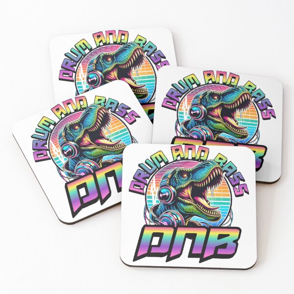 Item preview, DNB - Headphone T.Rex  (black/lime/pink) designed and sold by Discothreadz.