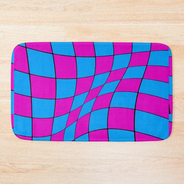 Item preview, Pink and Blue funky 3D pattern designed and sold by BLeePCreations.