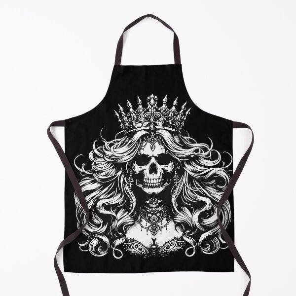Item preview, Dark Art Skull Queens Girl Lady Rose and Crown Grunge Vintage Tattoo designed and sold by MORSPECTIVE.