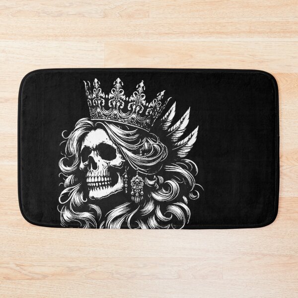 Item preview, Dark Art Skull Queens Girl Lady Rose and Crown Grunge Vintage Tattoo designed and sold by MORSPECTIVE.