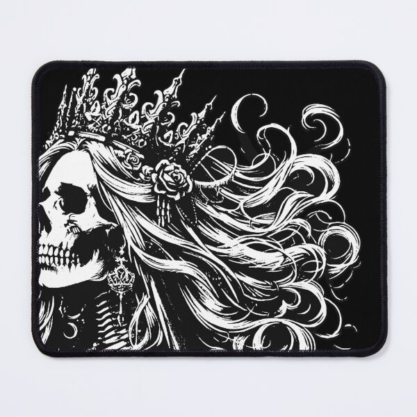 Item preview, Dark Art Skull Queens Girl Lady Rose and Crown Grunge Vintage Tattoo designed and sold by MORSPECTIVE.