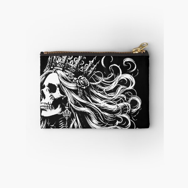 Item preview, Dark Art Skull Queens Girl Lady Rose and Crown Grunge Vintage Tattoo designed and sold by MORSPECTIVE.