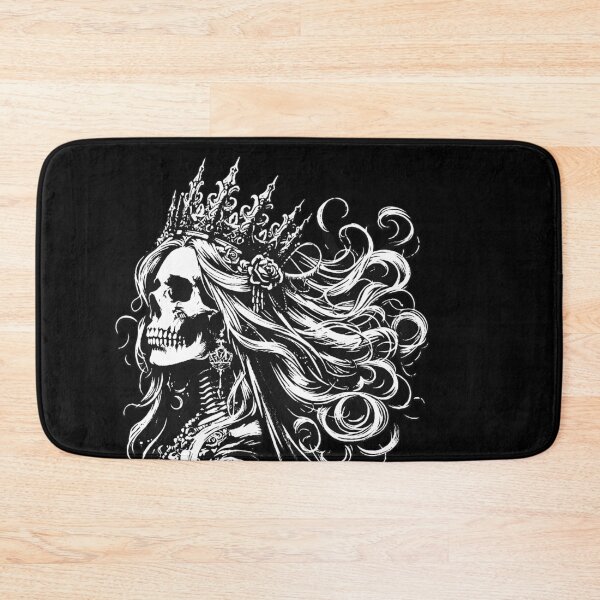 Item preview, Dark Art Skull Queens Girl Lady Rose and Crown Grunge Vintage Tattoo designed and sold by MORSPECTIVE.