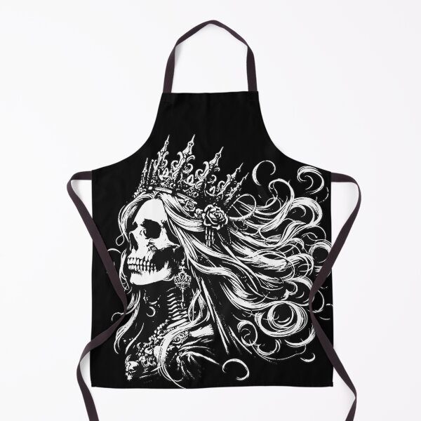 Item preview, Dark Art Skull Queens Girl Lady Rose and Crown Grunge Vintage Tattoo designed and sold by MORSPECTIVE.