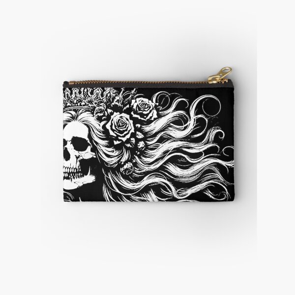 Item preview, Dark Art Skull Queens Girl Lady Rose and Crown Grunge Vintage Tattoo designed and sold by MORSPECTIVE.
