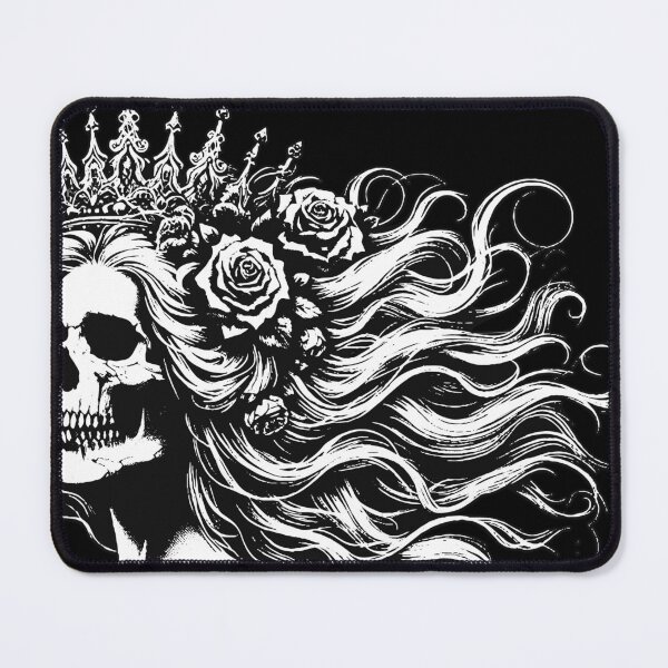 Item preview, Dark Art Skull Queens Girl Lady Rose and Crown Grunge Vintage Tattoo designed and sold by MORSPECTIVE.